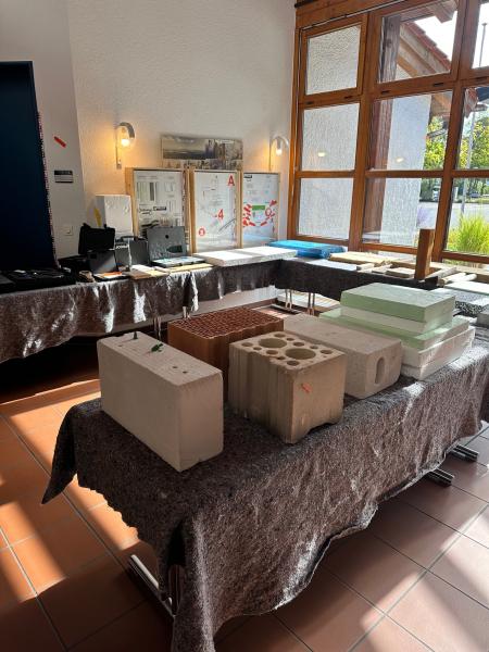 Messgeräte auf Baustoff